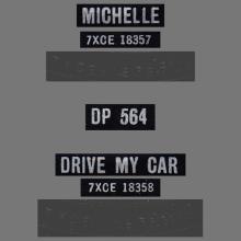 1960 - 1970 - EXPORT RECORD - 1966 07 08 - DP 564 - MICHELLE ⁄ DRIVE MY CAR - pic 3