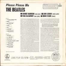 THE BEATLES DISCOGRAPHY UK 1963 04 26 PLEASE PLEASE ME - PCS 3042 - H - ONE EMI LOGO LABEL - pic 2