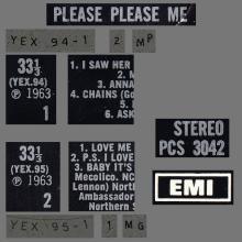THE BEATLES DISCOGRAPHY UK 1963 04 26 PLEASE PLEASE ME - PCS 3042 - H - ONE EMI LOGO LABEL - pic 5