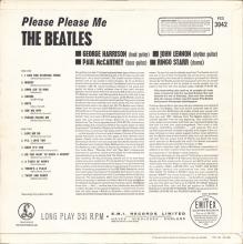 THE BEATLES DISCOGRAPHY UK 1963 04 26 PLEASE PLEASE ME - PCS 3042 - I - B - TWO EMI LOGO LABEL - pic 1