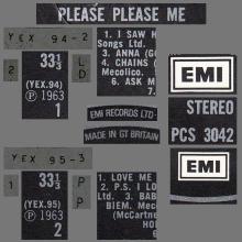 THE BEATLES DISCOGRAPHY UK 1963 04 26 PLEASE PLEASE ME - PCS 3042 - J - TWO WHITE EMI LOGO LABEL - pic 5