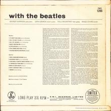 THE BEATLES DISCOGRAPHY UK 1963 11 22 WITH THE BEATLES - MONO PMC 1206 - B 2 - YELLOW LABEL - pic 1