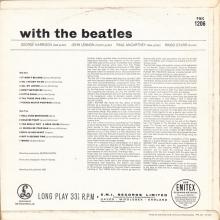 THE BEATLES DISCOGRAPHY UK 1963 11 22 WITH THE BEATLES - MONO PMC 1206 - C - YELLOW LABEL - pic 1
