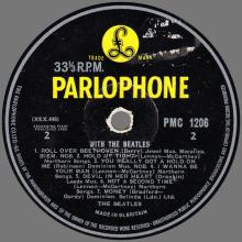 THE BEATLES DISCOGRAPHY UK 1963 11 22 WITH THE BEATLES - MONO PMC 1206 - C - YELLOW LABEL - pic 4