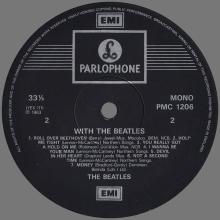THE BEATLES DISCOGRAPHY UK 1963 11 22 WITH THE BEATLES - MONO PMC 1206 - D - TWO EMI LOGO LABEL - BARCODED - 0 077774 643610 - pic 1
