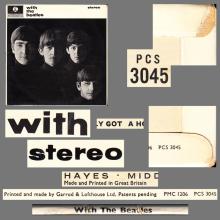 THE BEATLES DISCOGRAPHY UK 1963 11 22 WITH THE BEATLES - STEREO PCS 3045 - A 1 - YELLOW LABEL  - pic 6
