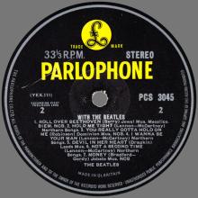 THE BEATLES DISCOGRAPHY UK 1963 11 22 WITH THE BEATLES - STEREO PCS 3045 - A 2 -  YELLOW LABEL - pic 4