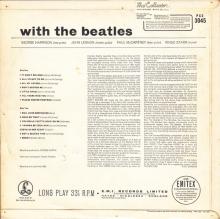 THE BEATLES DISCOGRAPHY UK 1963 11 22 WITH THE BEATLES - STEREO PCS 3045 - C - YELLOW LABEL - pic 2