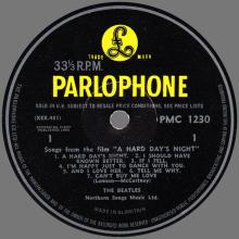 THE BEATLES DISCOGRAPHY UK 1964 07 10 - A HARD DAY'S NIGHT - MONO PMC 1230 - A - YELLOW LABEL - pic 3