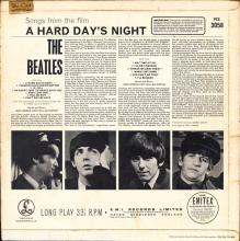 THE BEATLES DISCOGRAPHY UK 1964 07 10 - A HARD DAY'S NIGHT - PCS 3058 - A - YELLOW LABEL - pic 2
