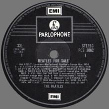 THE BEATLES DISCOGRAPHY UK 1964 12 04 - BEATLES FOR SALE - PCS 3062 - F - TWO WHITE EMI LOGO LABEL - BC 13 - pic 5
