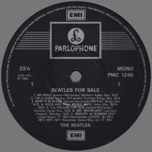 THE BEATLES DISCOGRAPHY UK 1964 12 04 - BEATLES FOR SALE - MONO PMC 1240 - C - TWO SILVER EMI LOGOS - pic 3