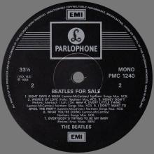 THE BEATLES DISCOGRAPHY UK 1964 12 04 - BEATLES FOR SALE - MONO PMC 1240 - C - TWO SILVER EMI LOGOS - pic 4