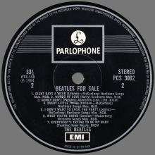 THE BEATLES DISCOGRAPHY UK 1964 12 04 - BEATLES FOR SALE - PCS 3062 - D 2 - ONE WHITE EMI LOGO - pic 4