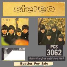 THE BEATLES DISCOGRAPHY UK 1964 12 04 - BEATLES FOR SALE - PCS 3062 - D 2 - ONE WHITE EMI LOGO - pic 6