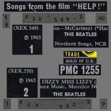 THE BEATLES DISCOGRAPHY UK 1965 08 06 - HELP! - MONO PMC 1255 - B 1 - YELLOW LABEL - pic 5