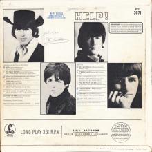 THE BEATLES DISCOGRAPHY UK 1965 08 06 - HELP! - PCS 3071 - B 2 - YELLOW LABEL - pic 2