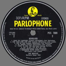 THE BEATLES DISCOGRAPHY UK 1966 08 05 - REVOLVER - PCS 7009 - A 1 - YELLOW LABEL - pic 4