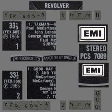 THE BEATLES DISCOGRAPHY UK 1966 08 05 - REVOLVER - PCS 7009 - E - TWO WHITE EMI LOGO LABEL - BC 13 - pic 5