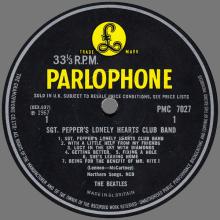 THE BEATLES DISCOGRAPHY UK 1967 06 01 - SGT.PEPPERS LONELY HEARTS CLUB BAND - A 1 - MONO PMC 7027 - YELLOW LABEL - FOURTH PROOF SLEEVE - pic 5