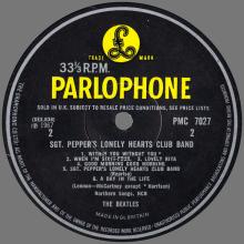 THE BEATLES DISCOGRAPHY UK 1967 06 01 - SGT.PEPPERS LONELY HEARTS CLUB BAND - A 1 - MONO PMC 7027 - YELLOW LABEL - FOURTH PROOF SLEEVE - pic 6