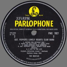 THE BEATLES DISCOGRAPHY UK 1967 06 01 - SGT.PEPPERS LONELY HEARTS CLUB BAND - A 2 - MONO PMC 7027 - YELLOW LABEL - pic 1