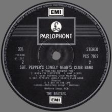 THE BEATLES DISCOGRAPHY UK 1967 06 01 SGT PEPPERS LONELY HEARTS CLUB BAND - PCS 7027 - G - TWO WHITE EMI LOGOS - BC 13 - pic 4