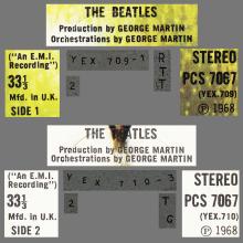 THE BEATLES DISCOGRAPHY UK 1968 11 22 THE BEATLES (WHITE ALBUM) - PCS 7067 ⁄ PCS 7068 - F - APPLE - BC 13  - pic 7