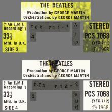 THE BEATLES DISCOGRAPHY UK 1968 11 22 THE BEATLES (WHITE ALBUM) - PCS 7067 ⁄ PCS 7068 - F - APPLE - BC 13  - pic 8