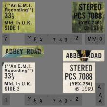 THE BEATLES DISCOGRAPHY UK 1969 09 26 - ABBEY ROAD - PCS 7088 - A - pic 1