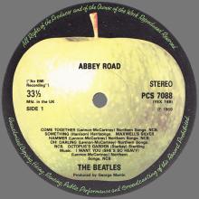 THE BEATLES DISCOGRAPHY UK 1969 09 26 ABBEY ROAD - PCS 7088 - H - pic 3