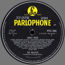 THE BEATLES DISCOGRAPHY UK 1969 10 01  ABBEY ROAD (a) - PPCS 7088 - Export 1969 - pic 3