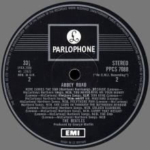 THE BEATLES DISCOGRAPHY UK 1969 10 01  ABBEY ROAD (b) - PPCS 7088 - Export 1969  - pic 1