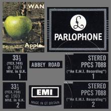 THE BEATLES DISCOGRAPHY UK 1969 10 01  ABBEY ROAD (b) - PPCS 7088 - Export 1969  - pic 5