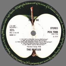 THE BEATLES DISCOGRAPHY UK 1970 05 08 LET IT BE - PCS 7096 -  F2-G  - pic 4