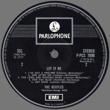 THE BEATLES DISCOGRAPHY UK 1970 05 18 LET IT BE - PPCS 7096 - Export 1970 - PPCS 7096 On Sleeve And P-PCS On Label - pic 4