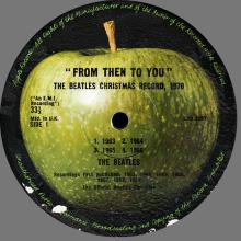 THE BEATLES DISCOGRAPHY UK 1970 12 18 FROM THEN TO YOU CHRISTMAS RECORD,1970 - LYN.2153 ⁄ 2154 - pic 1