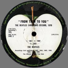 THE BEATLES DISCOGRAPHY UK 1970 12 18 FROM THEN TO YOU CHRISTMAS RECORD,1970 - LYN.2153 ⁄ 2154 - pic 4