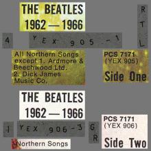 THE BEATLES DISCOGRAPHY UK 1973  04 20 THE BEATLES 1962-1966 - PCS 7171 / 2 - PCSP 717 - A - pic 9