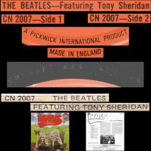 THE BEATLES DISCOGRAPHY UK 1976 00 00 THE BEATLES FEATURING TONY SHERIDAN - CONTOUR - CN 2007 - pic 5