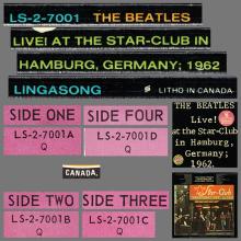 THE BEATLES DISCOGRAPHY UK 1977 04 08 THE BEATLES LIVE AT THE STAR-CLUB IN HAMBURG GERMANY 1962 - LS-2-7001 - (CANADA) - pic 4