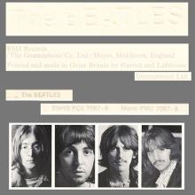 THE BEATLES DISCOGRAPHY UK 1979 01 16 THE BEATLES (WHITE ALBUM) - PCS 7067-8 - White vinyl - pic 1