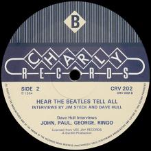 THE BEATLES DISCOGRAPHY UK 1981 00 00 - HEAR THE BEATLES TELL ALL - CHARLY RECORDS - CRV 202  - pic 4