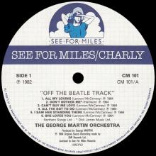 THE BEATLES DISCOGRAPHY UK 1982 00 00 OFF THE BEATLE TRACK - SEE FOR MILES - CM 101 - pic 1