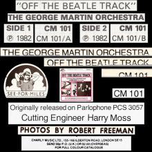 THE BEATLES DISCOGRAPHY UK 1982 00 00 OFF THE BEATLE TRACK - SEE FOR MILES - CM 101 - pic 5