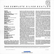 THE BEATLES DISCOGRAPHY UK 1982 09 10 THE COMPLETE SILVER BEATLES - AFELP 1047 - pic 1