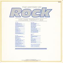 THE BEATLES DISCOGRAPHY UK 1984 00 00 THE HISTORY OF ROCK VOLUME TWENTY SIX - HRL 026 - ORBIS - pic 1