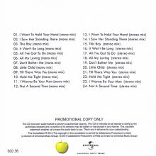 UK - 2014 01 20 - THE BEATLES U.S. ALBUMS -a-b-c - 50 YEARS OF GLOBE BEATLEMANIA  - PROMO CDR - pic 1