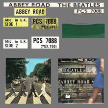 THE BEATLES DISCOGRAPHY Uk 1978 00 00 ABBEY ROAD - PCS 7088 - Green vinyl - pic 7