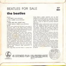 IRELAND - GEP (I) 8931 - BEATLES FOR SALE  - pic 5